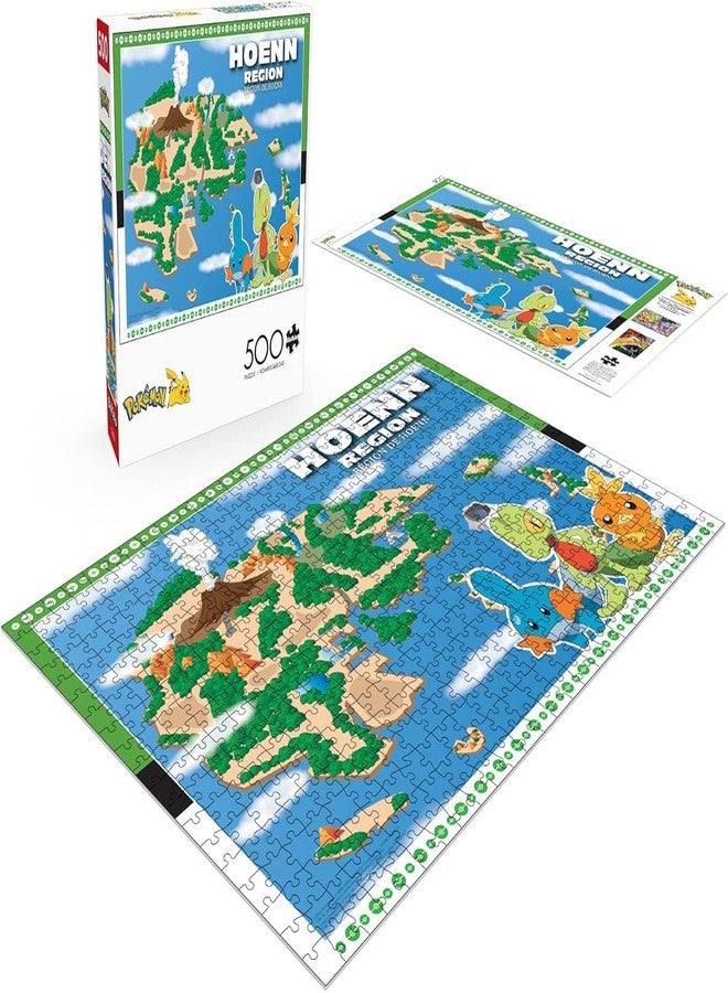 Buffalo Games - Pokemon- Hoenn Region - 500 Piece Jigsaw Puzzle for Adults -Challenging Puzzle Perfect for Game Nights - Finished Size is 21.25 x 15.00 - Image 4