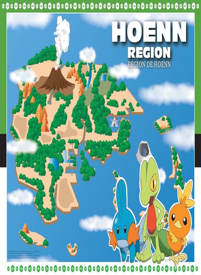 Buffalo Games - Pokemon- Hoenn Region - 500 Piece Jigsaw Puzzle for Adults -Challenging Puzzle Perfect for Game Nights - Finished Size is 21.25 x 15.00 - Image 2