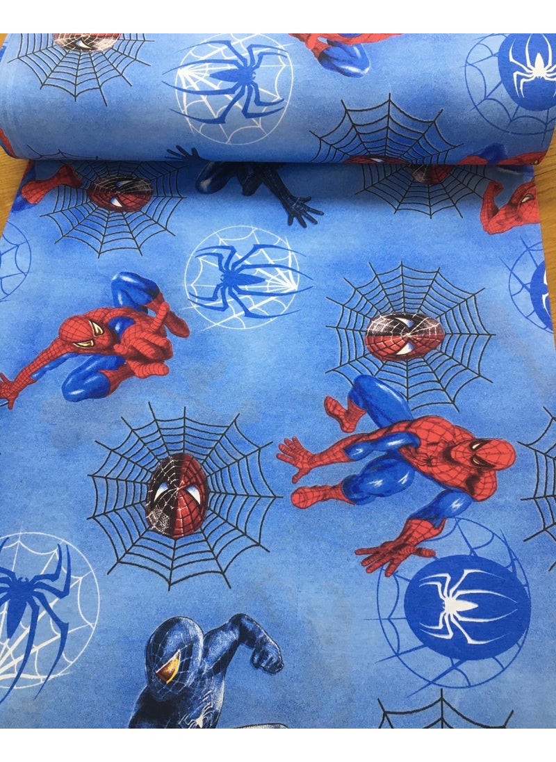 Bebek Özel Baby Special cotton Baby and Kids Fitted Sheet Spiderman 120X200 