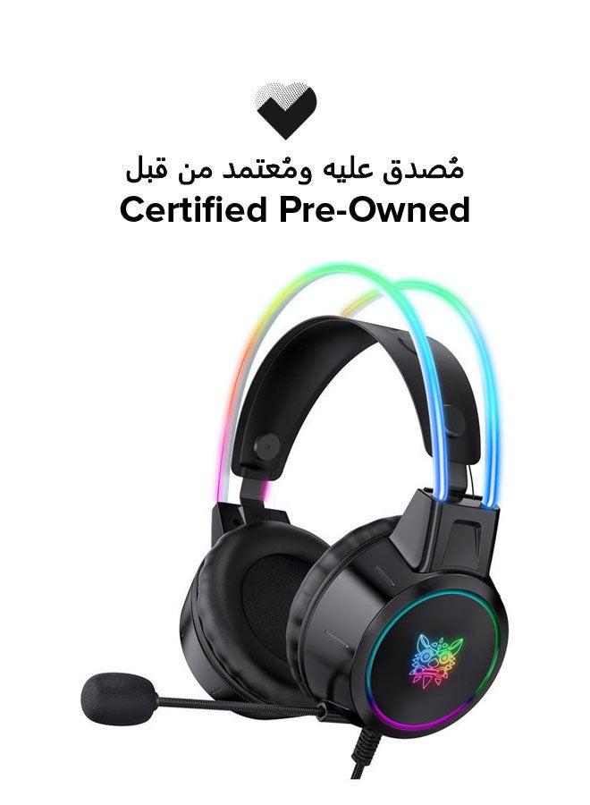 onikuma Certified Pre Owned - X15 Pro Wired PC Gaming Headphone with Mic and LED Light - Image 1