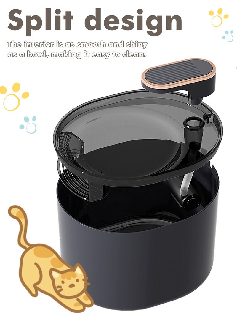 كيدل 3L القدرة الكبيرة Cat نافورة المياه الحيوانات الأليفة ذكية موزع المياه خزان المياه الصامت الدورة التلقائية للقطط والكلاب - Image 4