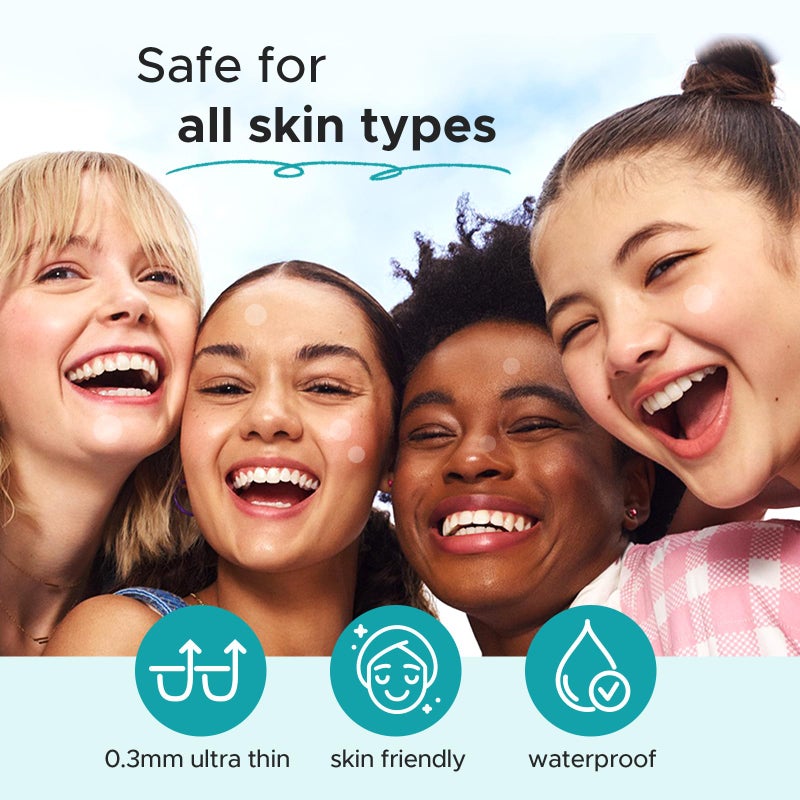 TKTK Pimple Patch Acne Patch, 4 Sizes 280 Patches Acne Absorbing Cover Patch, Hydrocolloid Invisible Acne Patches For Face Zit Patch Acne Dots Tea Tree, Calendula Oil - 2 Pack - Image 5