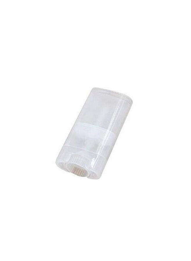 ericotry 15 Ml Empty Plastic Oval Deodorant Containers Lip Gloss Balm Tubes For Diy Homemade Lip Balm Crayon Chapstick Vials Holder Case 0.5 Oz Pack Of 10 (Transparent)  - Image 2