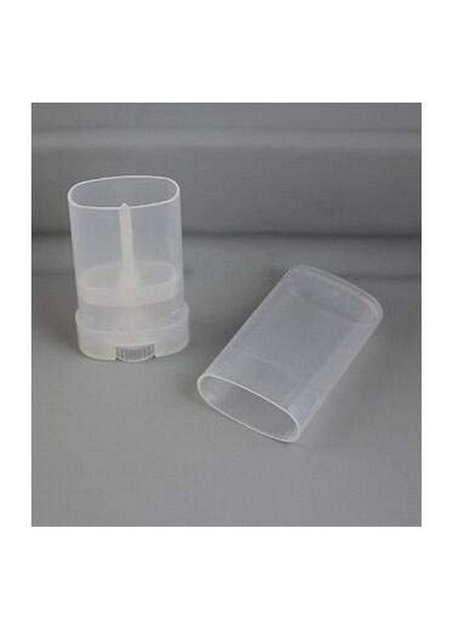 ericotry 15 Ml Empty Plastic Oval Deodorant Containers Lip Gloss Balm Tubes For Diy Homemade Lip Balm Crayon Chapstick Vials Holder Case 0.5 Oz Pack Of 10 (Transparent)  - Image 4