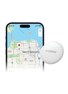 موماكس جهاز لتتبع الأشياء المفقودة من MOMAX، تعمل مع تطبيق "تحديد المواقع" من Apple، أبيض  - Image 1