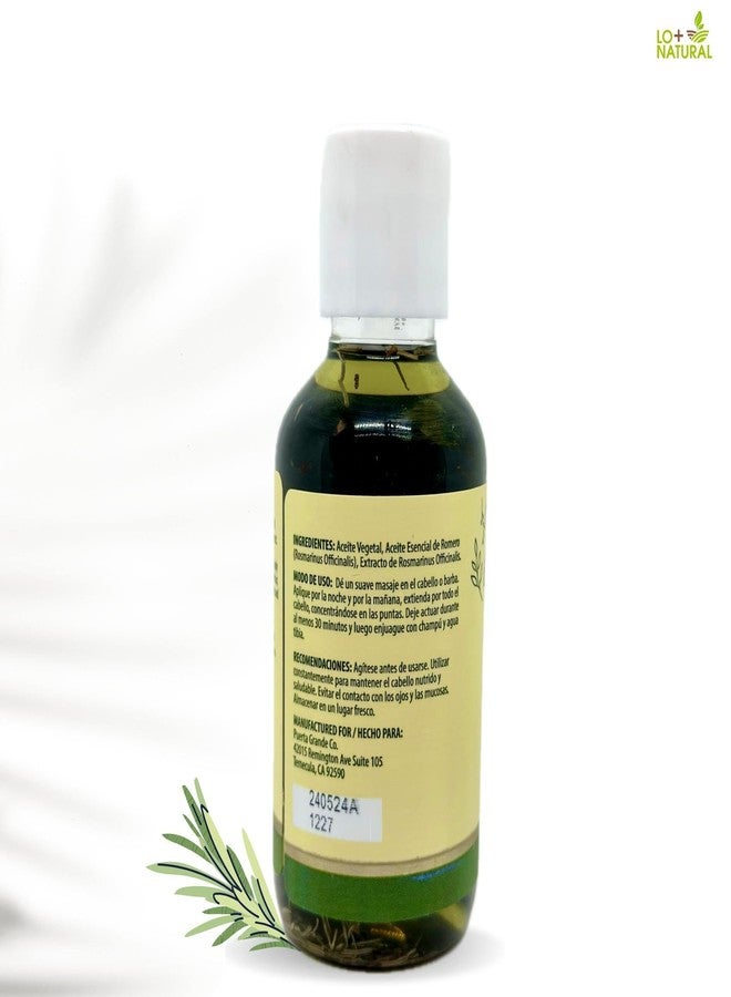 LO+NATURAL زيت إكليل الجبل (زيت إكليل الجبل) - تركيز عالٍ، (120 مل) - زيت عطري طبيعي للشعر والبشرة برائحة منعشة - Image 5