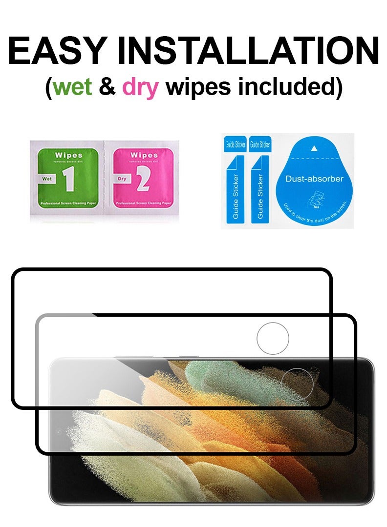 Theodor Pack of 2 Tempered Glass Screen Protector With 9H hardness For SAMSUNG GALAXY S21 ULTRA - Image 3