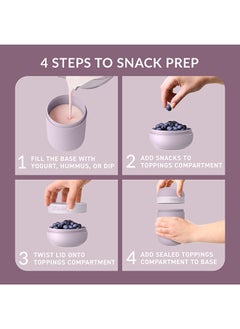 Bentgo Kids Snack Cup - Orchid  - Image 5