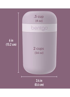 Bentgo Kids Snack Cup - Orchid  - Image 4