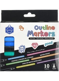 Keep Smiling 10 Colors Marker Pen Set  - Image 1