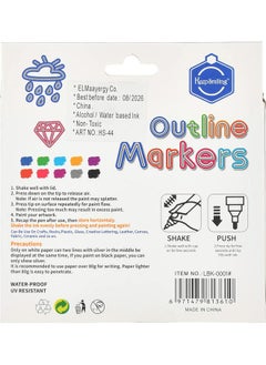 Keep Smiling 10 Colors Marker Pen Set  - Image 3
