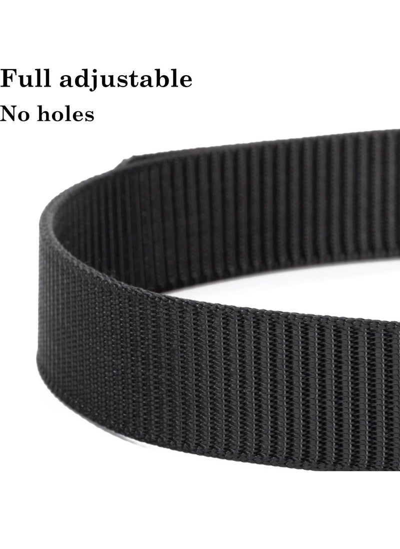 SYOSI Mens Tactical Belt, 4-Pack Elastic Golf Belts for Men, Elastic Stretch Belts Nylon Casual Belt for Jeans Adjustable Web Belt  - Image 5