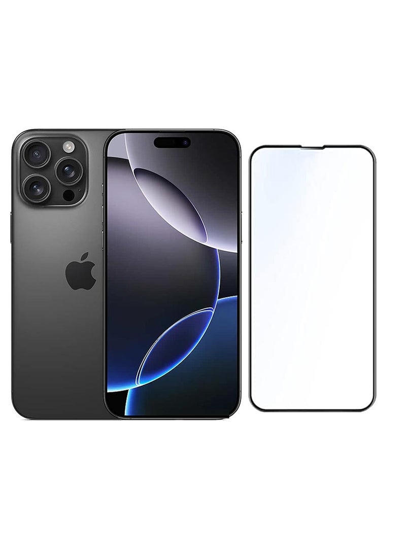Lacoz - Lacoz Edge to Edge Full Coverage Tempered Glass Screen Protector For Apple iPhone 16 Pro Max - Image 1