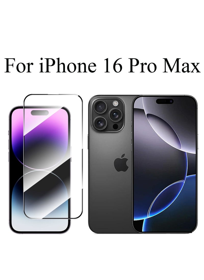 Lacoz - Lacoz Edge to Edge Full Coverage Tempered Glass Screen Protector For Apple iPhone 16 Pro Max - Image 1