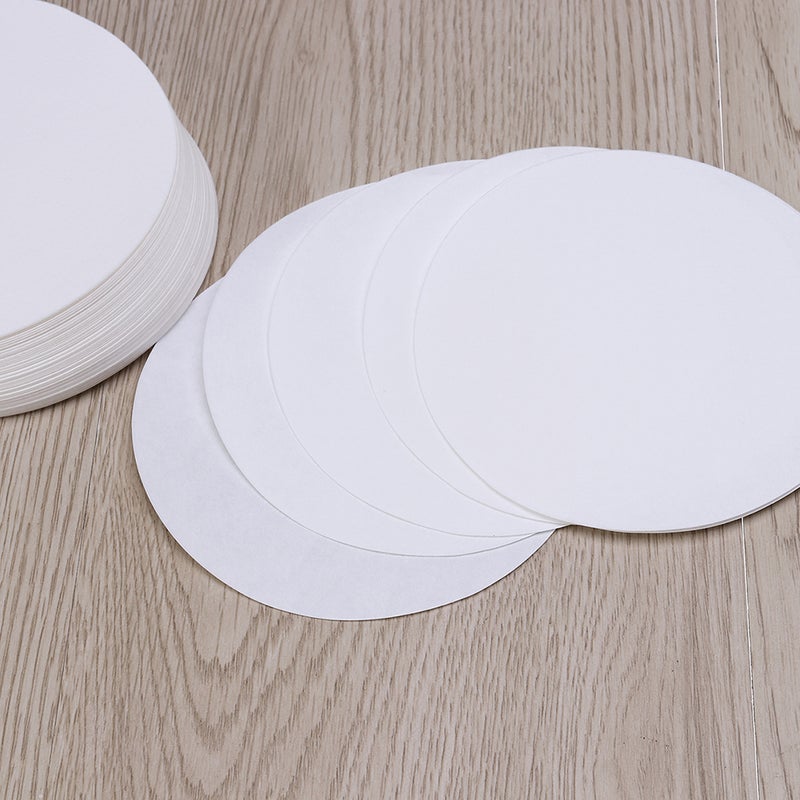 100 PCS 12.5cm Dia Premium Discs Medium Flow Rate Qualitative Filter Paper (White) - Image 3