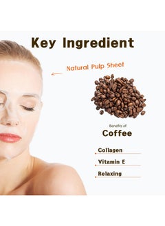 Purederm Purederm Coffee Essence Collagen Mask (12 Pack) - Coffee Extracts and Soothing Ingredients to Care for Your Tired Skin in a Comfortable…  - Image 2
