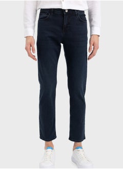 Mid Wash Regular Fit Jeans