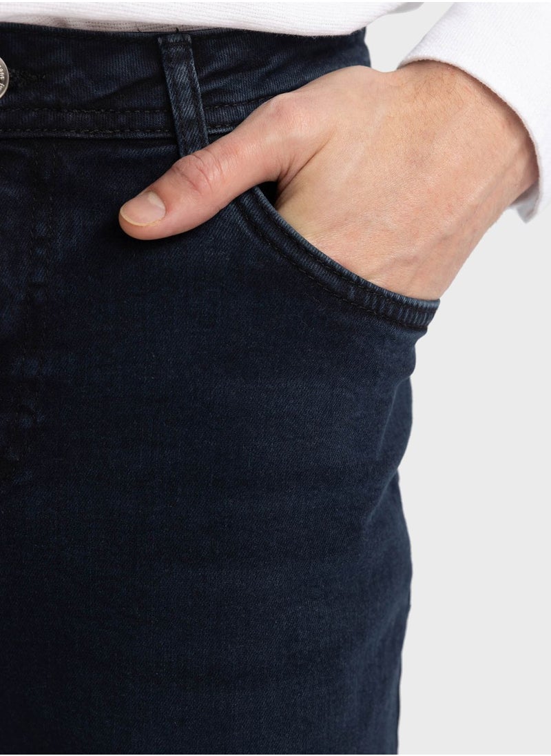 DeFacto - Mid Wash Regular Fit Jeans - Image 1
