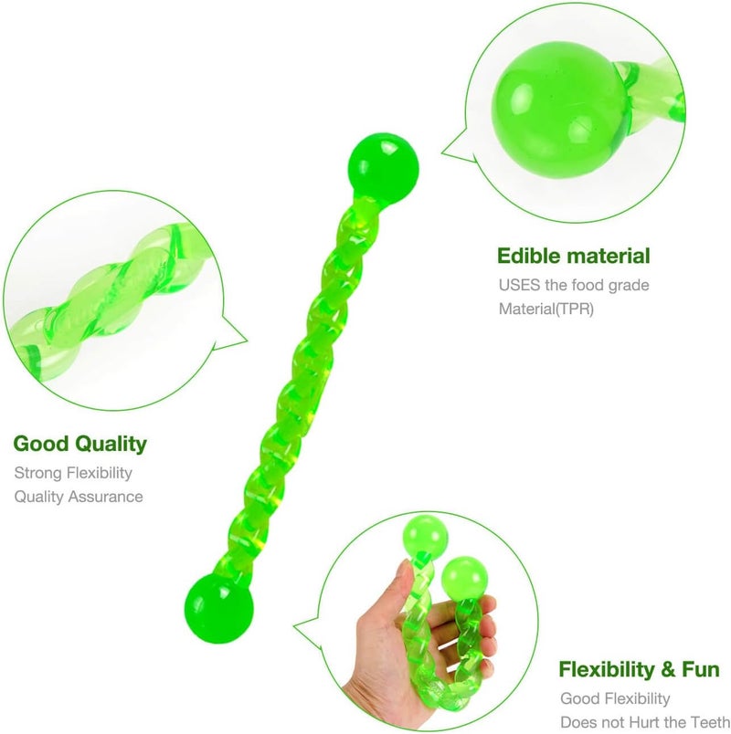 كايليان ألعاب تفاعلية للكلاب من المطاط، عصي للإلقاء والمضغ، مقاومة للتآكل، مناسبة للكلاب الصغيرة - Image 2