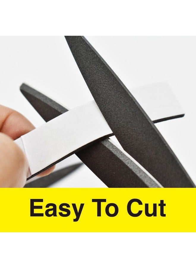 MagX Magnetic Tape with Adhesive 1.3 cm×3 m (3 Rolls), Ultra Thick 1.5mm, Magnetic Strip with Self Adhesive, Flexible Magnetic Roll Tape, Peel and Stick, Anisotropic Strong Magnets, Office Supply - Image 3