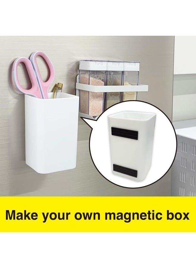 MagX Magnetic Tape with Adhesive 1.3 cm×3 m (3 Rolls), Ultra Thick 1.5mm, Magnetic Strip with Self Adhesive, Flexible Magnetic Roll Tape, Peel and Stick, Anisotropic Strong Magnets, Office Supply - Image 4