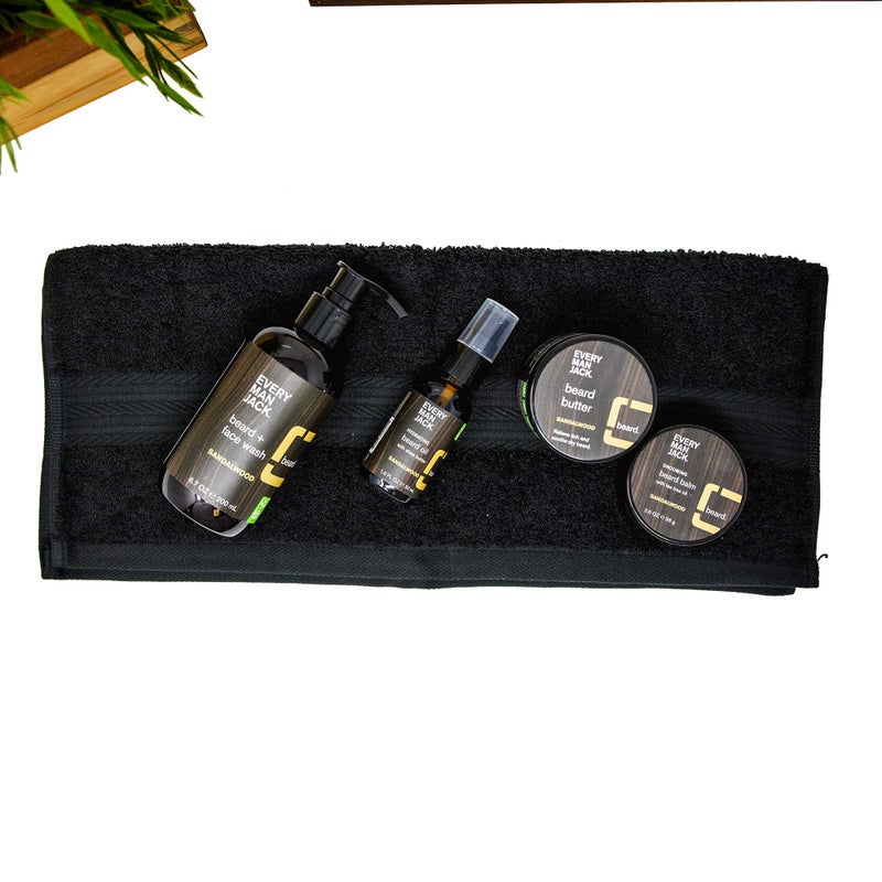 Every Man Jack Beard Butter- Subtle Sandalwood Fragrance - Rejuvenates, Hydrates, and Styles Dry, Unruly Beards While Relieving Itch - Naturally Derived with Cocoa Butter and Shea Butter - 4-ounce - Image 3