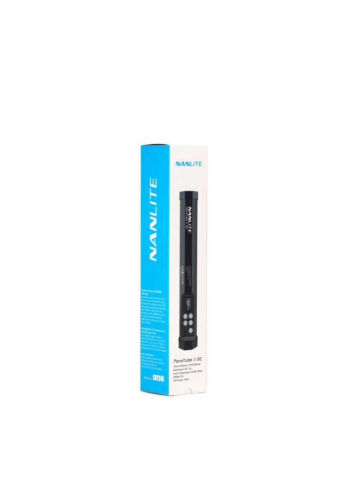 NANLITE - Nanlite PavoTube II 6C RGB LED Tube Light (10") - Image 1