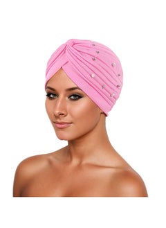 Beaded Indian Cap - Pink