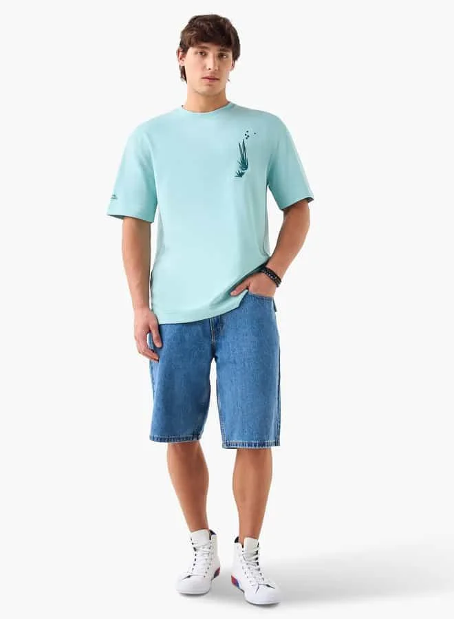 Lee Cooper Lee Cooper Embroidered Crew Neck T-shirt