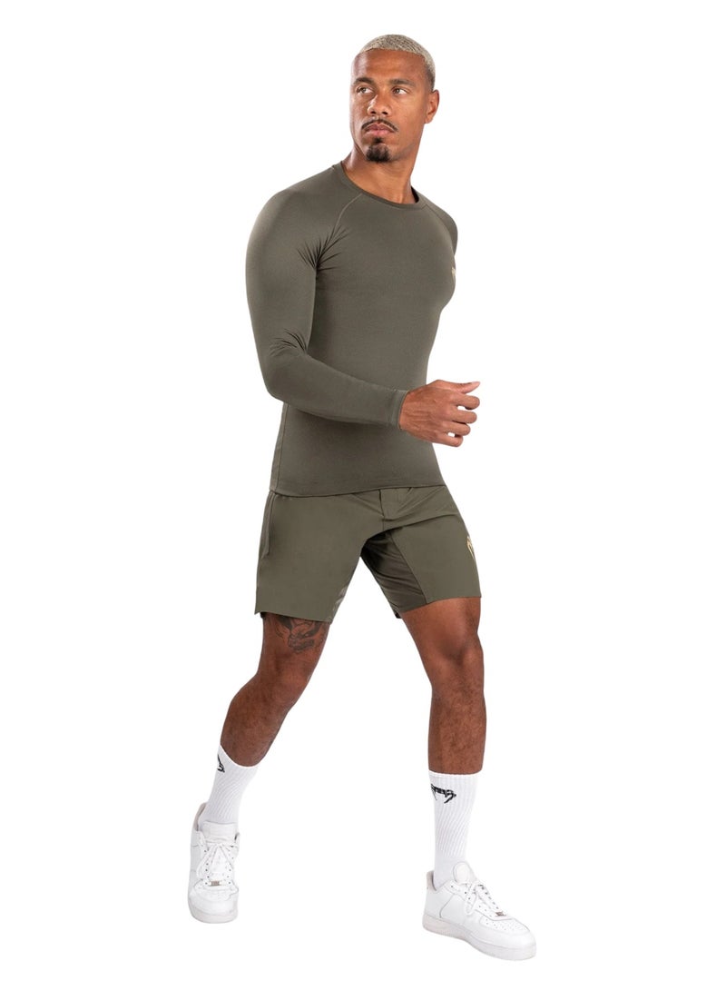 VENUM CONTENDER RASHGUARD LONG SLEEVES KHAKI