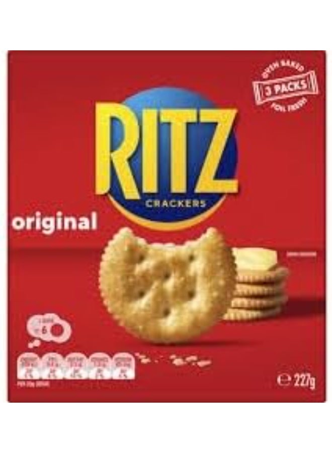 Ritz Original Crackers – 27g Pack of 3 | Light & Crispy Snack | Classic Salted Crackers Perfect for Tea Time & On-the-Go - Image 3
