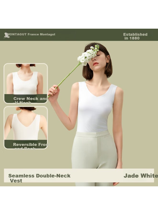 Montagut Seamless Modal Slim Fit Women's Camisole Tank Top Sleeveless Base Layer Thin Undershirt Cross-back Four Seasons - Image 3