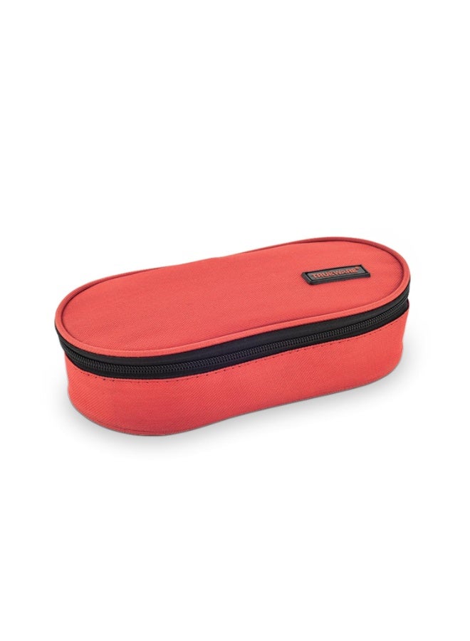 Trueware EXECUTIVE Lunch Box | 2 Containers | 300 Ml Each | Microwave Safe | Stainless-Steel Leak-Proof Containers | Light Weight | Dishwasher Safe | Easy to Carry | Leak Proof | Insulated Fabric Bag with spoon & fork - Image 2