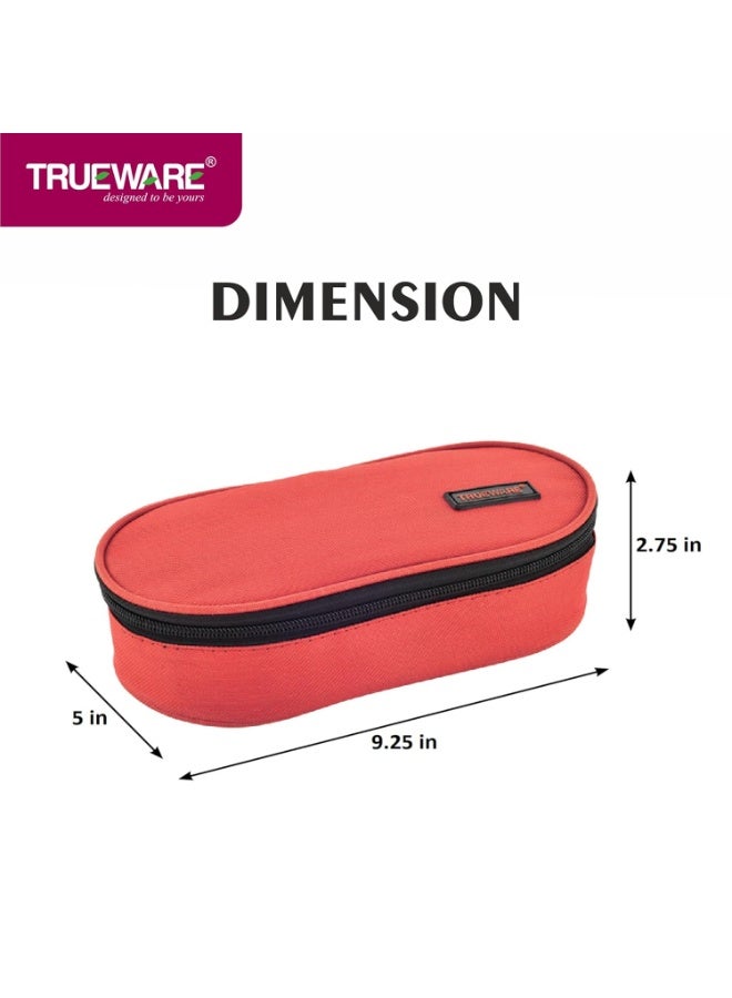 Trueware EXECUTIVE Lunch Box | 2 Containers | 300 Ml Each | Microwave Safe | Stainless-Steel Leak-Proof Containers | Light Weight | Dishwasher Safe | Easy to Carry | Leak Proof | Insulated Fabric Bag with spoon & fork - Image 4