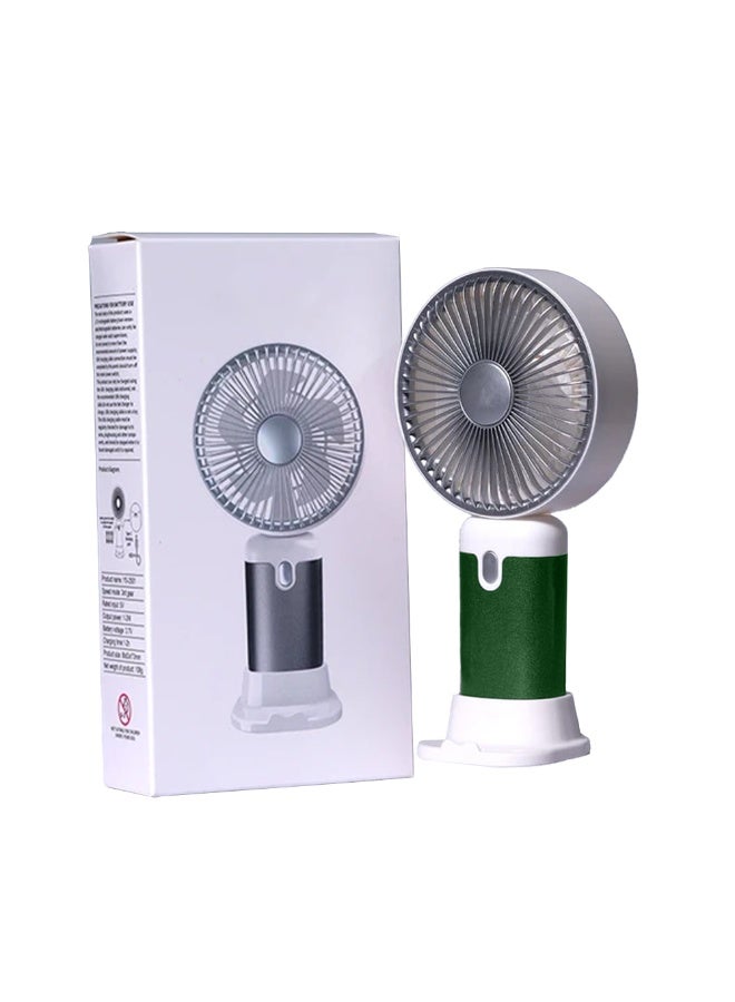Portable Handheld Fan, 3 Different Speeds, Rechargeable Battery via USB Cable for Easy Use Anywhere, Lightweight Design Perfect for Carrying in Bag or on Desk, Safe Materials and Attractive Design for Kids and Adults, Table Fan Mount, Great Summer Gift - Image 2