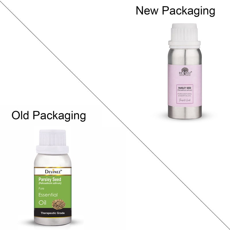 Devinez Parsley Seed Essential Oil, 100% Pure, Natural & Undiluted, 100ml in Anodized Aluminum Bottle - Image 2