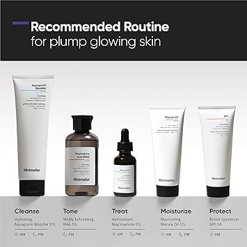 Minimalist Marula Oil 5 Face Moisturizer For Dry Skin With Hyaluronic Acid For Deep Nourishment Hydration For Men Women 50 g Pack of 1 - Image 4