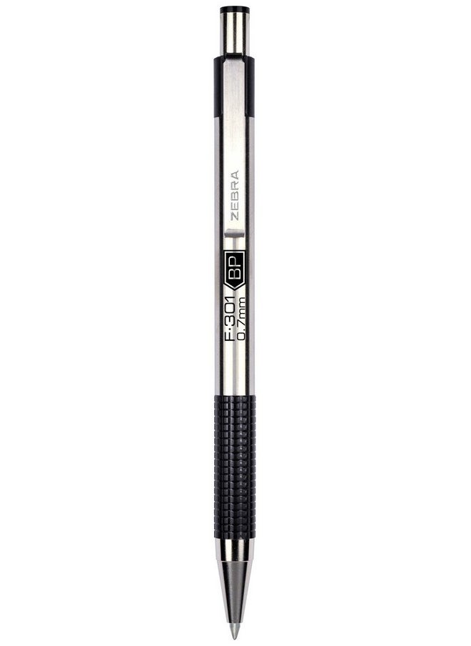 Zebra Pen Zebra F-301 Ballpoint Stainless Steel (Black)  - Image 2