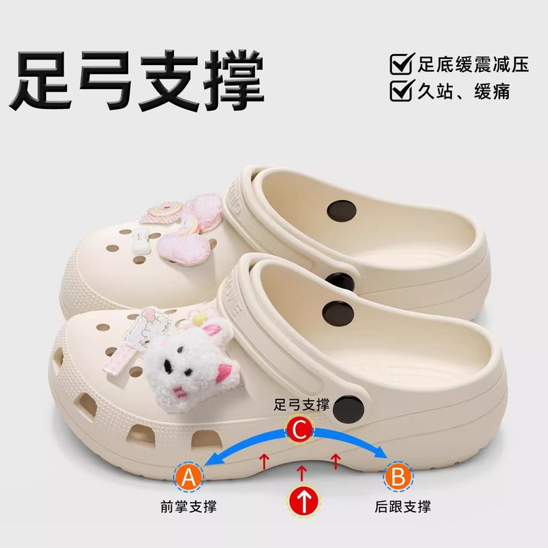 Women's EVA Clog Slippers 2024 New Summer Indoor/Outdoor Anti-Slip Breathable Beach Sandals Cloud-like Comfort - Image 1