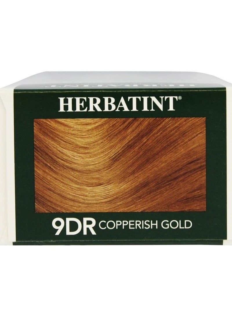 Herbatint Permanent Hair color Gel 9 DR Copperish Gold 150 Ml - Image 2