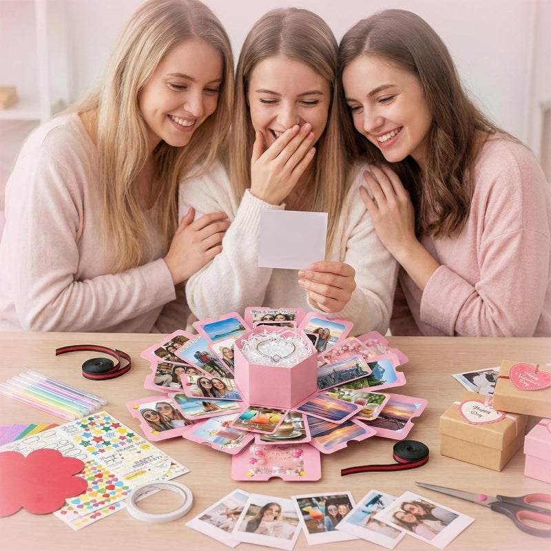 ألبوم صور صندوق الانفجار من كوجل مُجمّع مسبقاً لسجل القصاصات والهدايا المفاجئة - Image 3