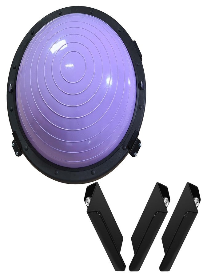 LHERUT Heavy Duty Balance Trainer Ball Holder Wall mount,Half Exercise Ball Storage Bracket for Strength Fitness Ball,Yoga Stability Ball Rack Organizer for Home Gym Workouts（Excluding balls） - Image 1