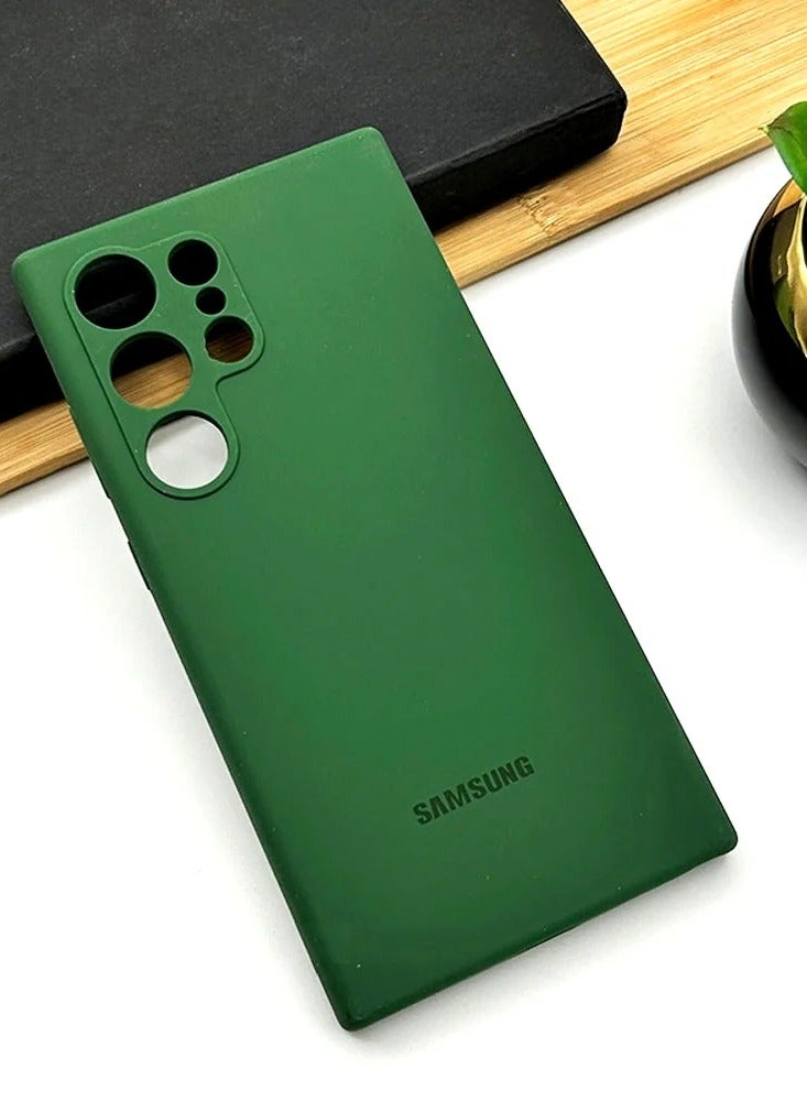 BORTONY Samsung Galaxy S23 Ultra Cover Liquid Soft Gel Rubber Anti Scratch Genuine Silicone Phone Case for Galaxy S23 Ultra 6.8 inch - Image 5