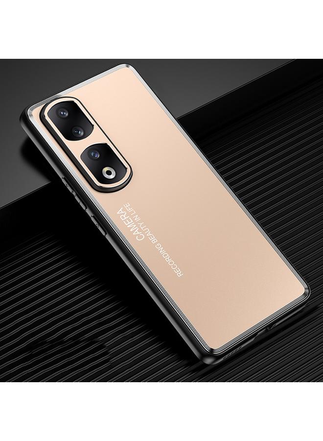 زبون جراب لهاتف Honor 90 Pro مصنوع من المعدن غير اللامع - Image 1