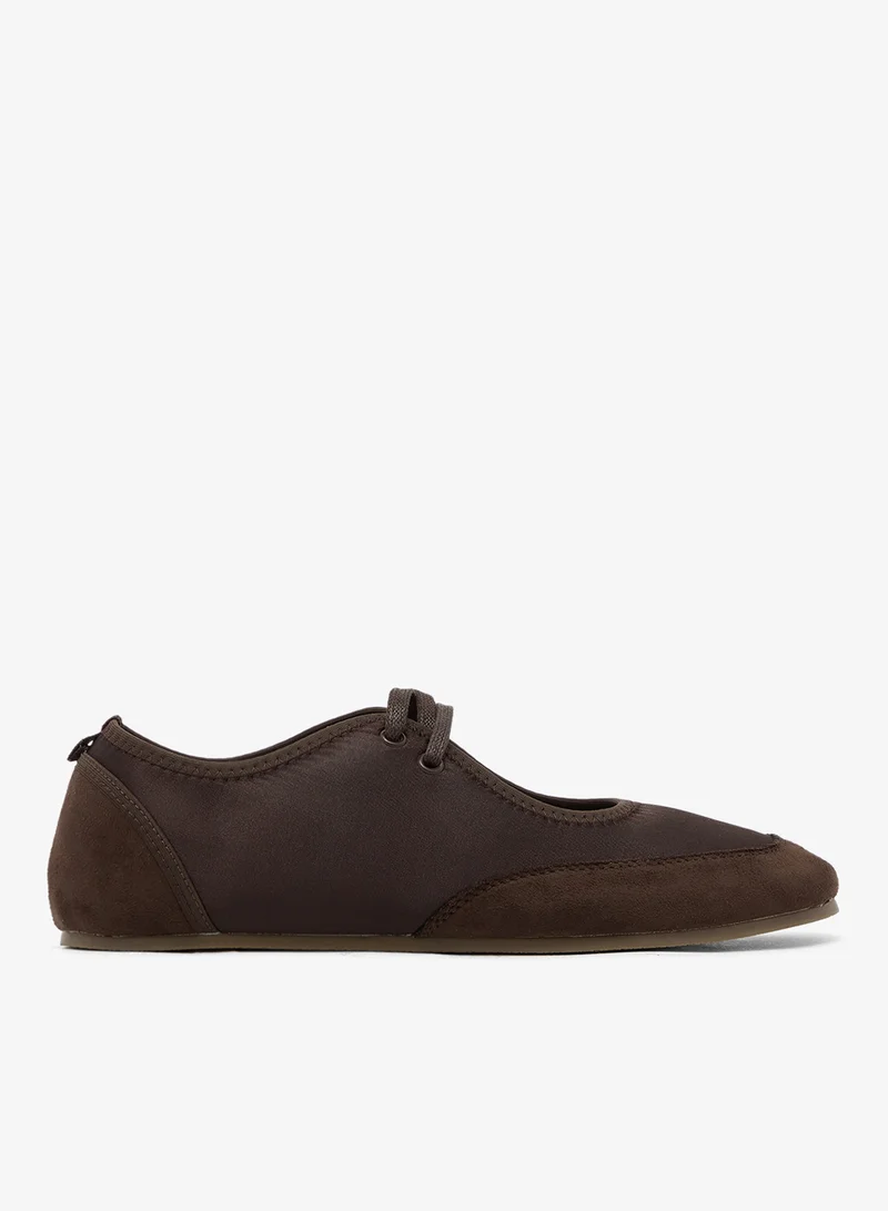 Ginger Satin Bow Detail Mary Janes
