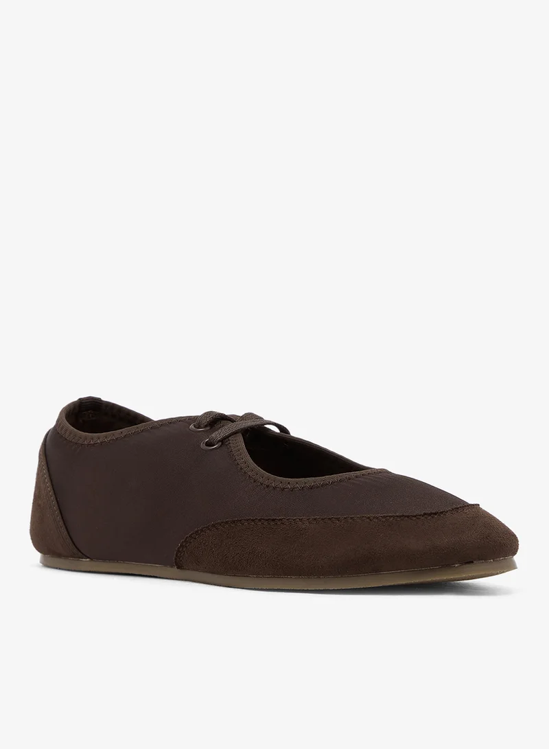 Ginger Satin Bow Detail Mary Janes