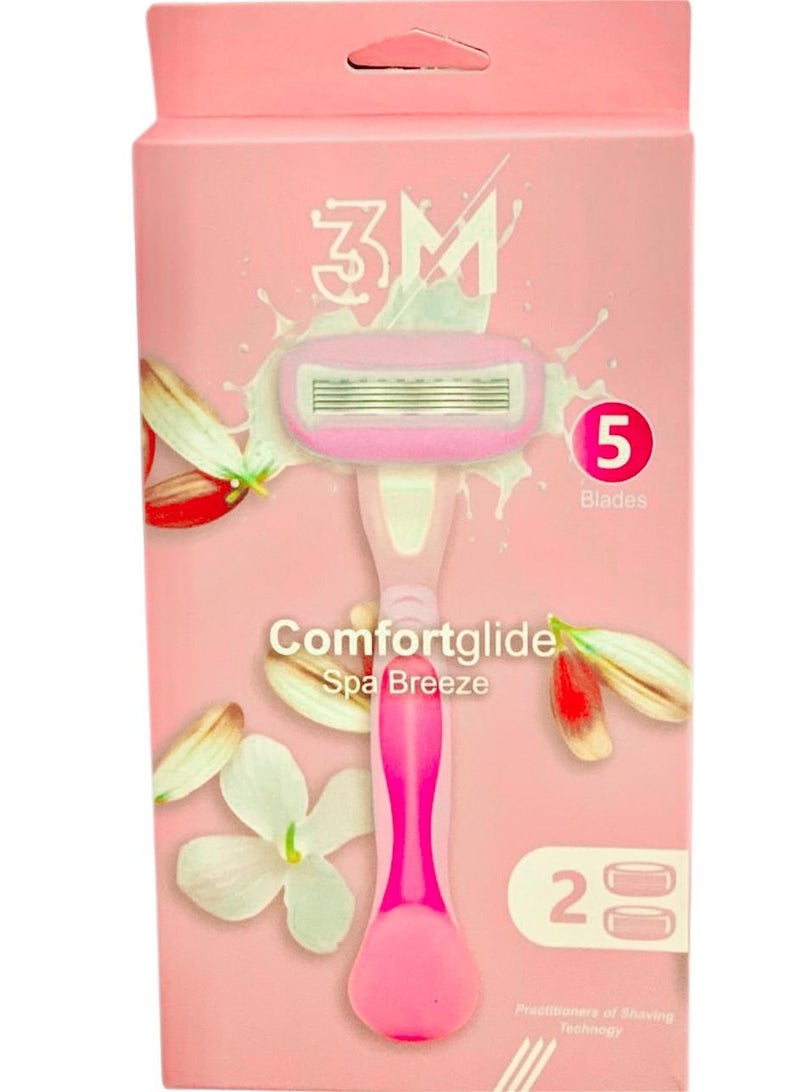 3M Comfort Glide Spa Breeze Women's Razor - Blades