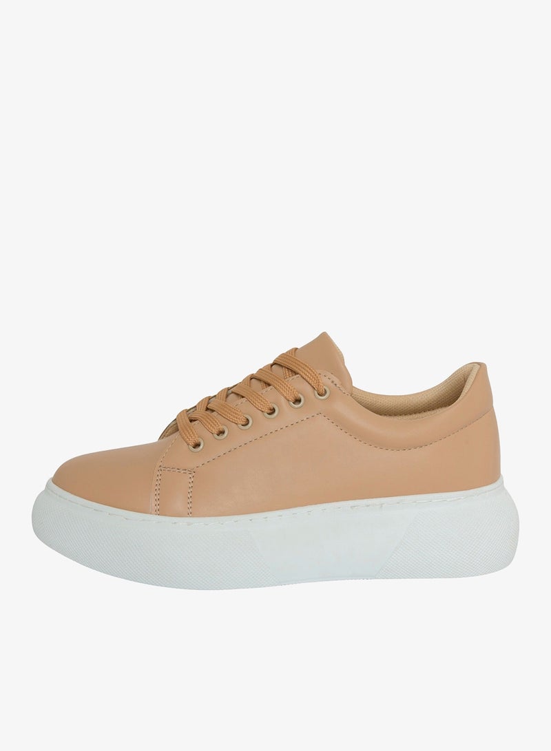 Mumka Beige Sneakers - Image 2
