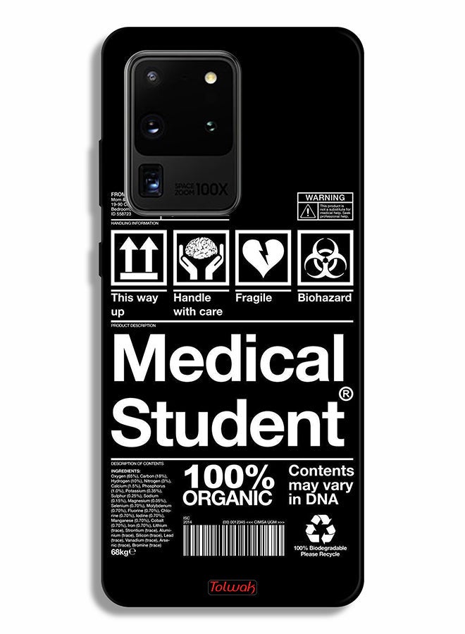 Tolwak Samsung Galaxy S20 Ultra Protective Case Cover Medical Student Sticker - Image 2