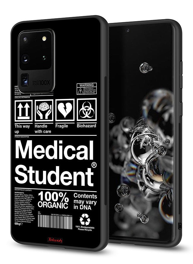 Tolwak Samsung Galaxy S20 Ultra Protective Case Cover Medical Student Sticker - Image 1